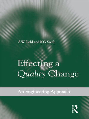 cover image of Effecting a Quality Change